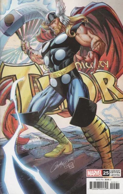 Thor #25 Js Campbell Variant Vf/Nm Marvel Hohc 2022