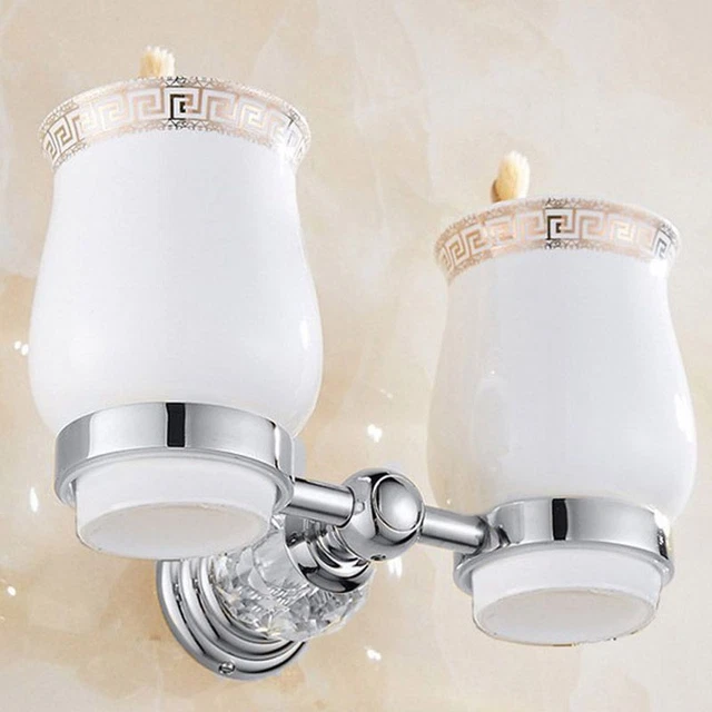 Polished Brass Bath Set Hair Dyer Rack Soap Dish Basket Towel Bar Ring Robe Hook