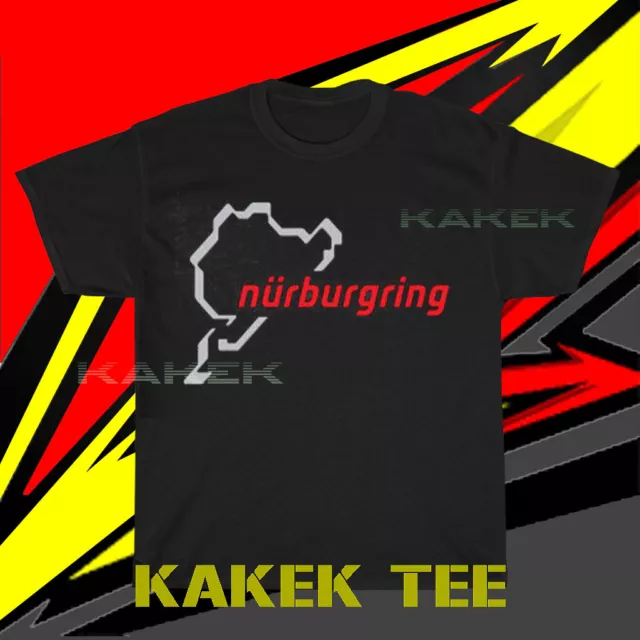 New Shirt Nurburgring Circuit Unisex Logo Men's Black T-Shirt Size S to 5XL