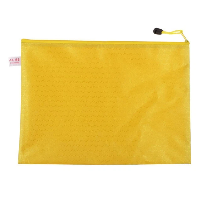 Bolsas de papel amarillas frescas multifunción bolsa de almacenamiento carpeta de documentos