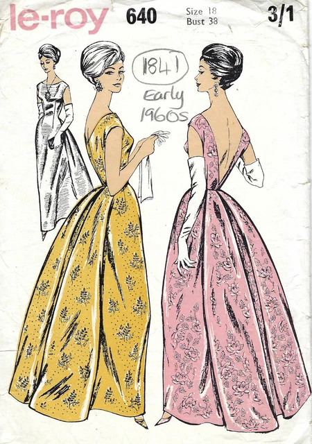 Patron Couture Vintage McCalls, Robe Mondrian Années 1960, Taille 34, Non Découpé