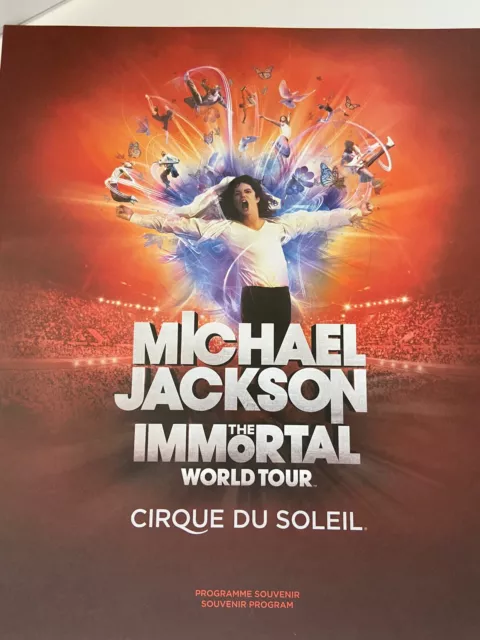 Michael Jackson The Immortal World Tour Cirque Du Soleil Program Souvenir