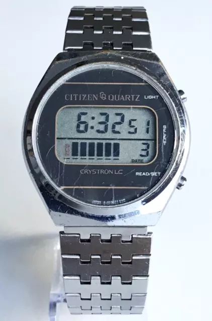 OROLOGIO CITIZEN DIGITALE Lcd Crystron Lc 40 2087 Made In Japan EUR 41 68 PicClick IT