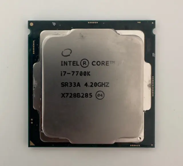 intel core i7-7700k - UNTESTED