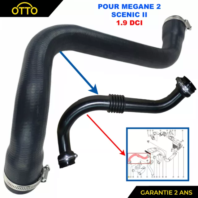 Durite de Turbocompresseur prevu pour Scenic II Megane II 1.9 DCI 8200658187