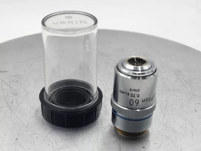 Mint Nikon M Plan 60x / 0.70 ELWD 210/0 Microscope Objective Lens for RMS 29313