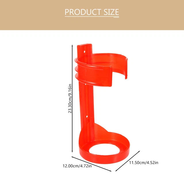 Supporto Portaestintore Universale Da Parete - Acciaio Zincato, Regolabile Ø100-200mm, Con Cinghie E Sigillo - Foto 4