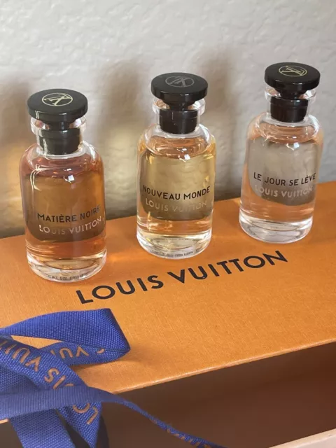LOUIS VUITTON EDP Miniature Collection Lot Of 3 Le Jour Se Leve