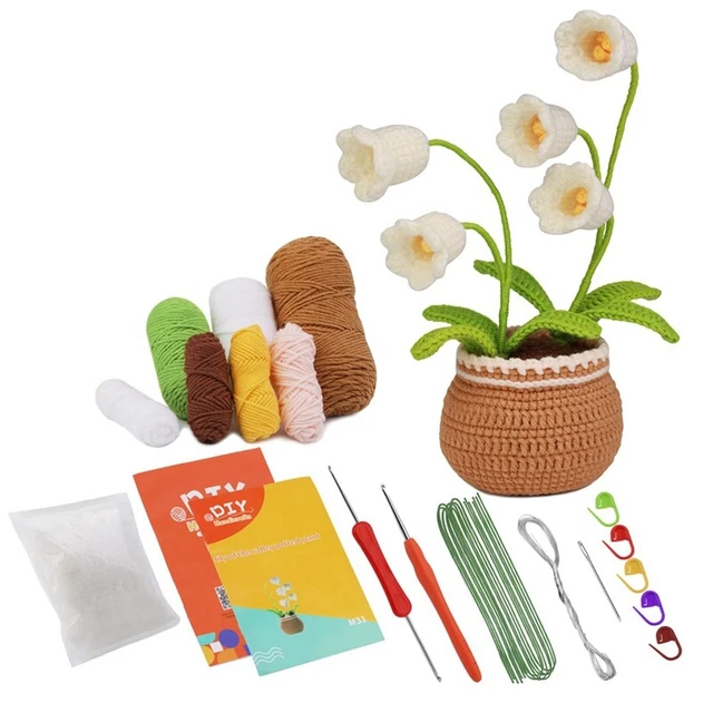 TYXHXTF Kit Uncinetto per Principianti, Uncinetto Set Kit Completo per