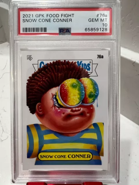 2021 Garbage Pail Kids Food Fight 76a Snow Cone Conner PSA 10 Gem Mint
