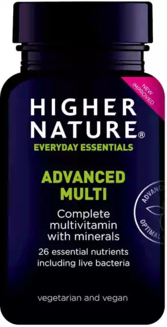 Higher Nature Advanced Multi 90 tablets Complete Multivitamin & Minerals