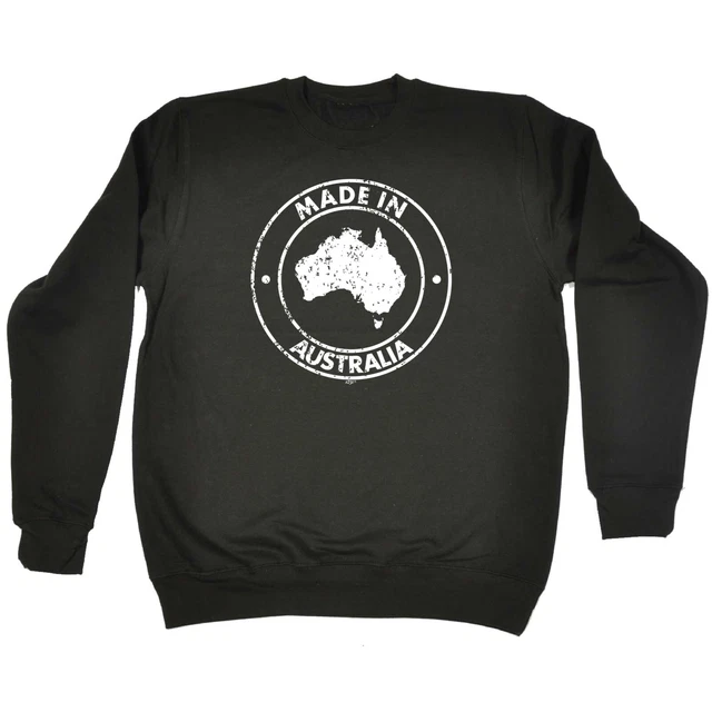 Made In Australia - Mens Womens Novelty Funny Top Sweatshirts Jumper Sweatshirt