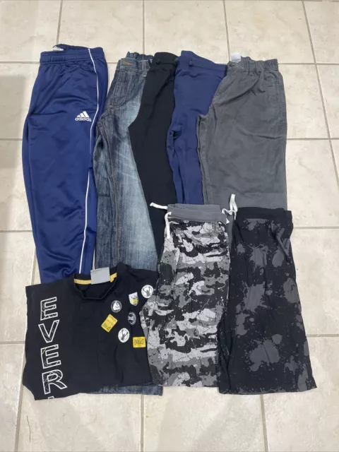 Boys Clothing Bundle Age 13-14 Adidas, Next Zara Jeans Track Bottoms T-shirt