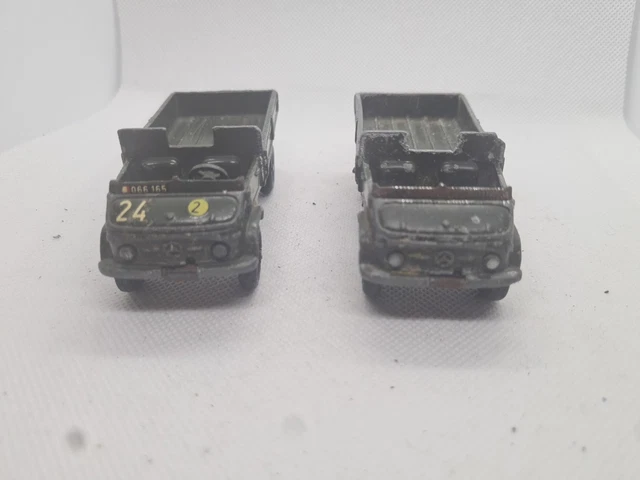 Dinky Toys Mercedes-Benz Camion Militaire Vert – Meccano France – Collection Vintage