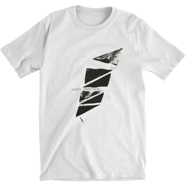 Men's Janes Addiction Aces Slim Fit T-shirt Medium White