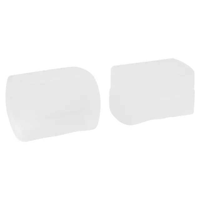 2pcs de plástico de color blanco suave difusor de Flash Softbox para 580EX