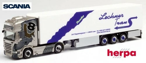 Herpa - Scania R `13 TL Semi-remorque à Rideau HP Transped/History (République tchèque