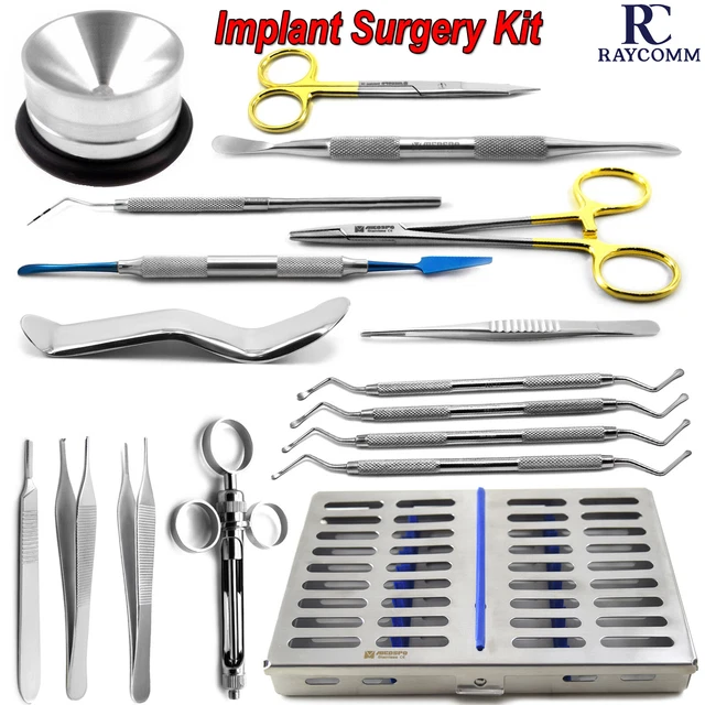 DENTAL IMPLANT SURGERY Kit Dentistry Surgical Instruments Set CE 137.