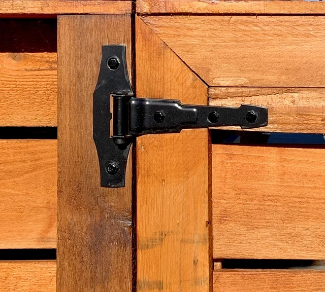 GATE HINGE SET Heavy Duty Thinge For Exterior Wood Fence Gate Door