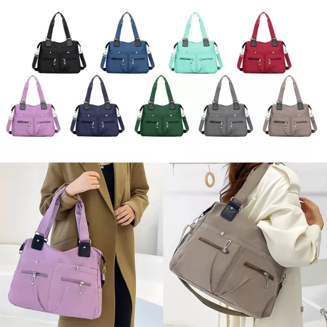 Multi Sac en nylon Sac d'épaule Fourre-tout pour femmes Poche étanche