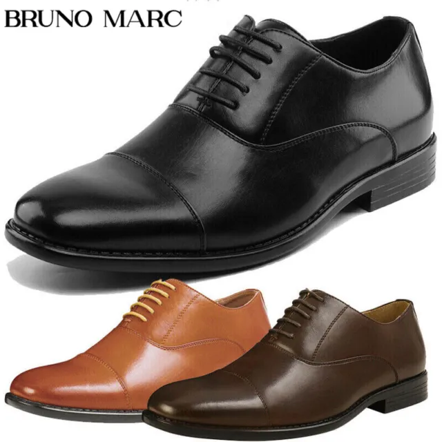 Men Leather Dress Shoes Formal Classic Lace-up Business Oxford Shoes