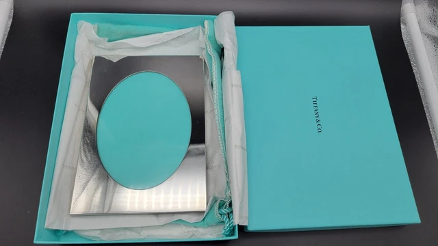 Tiffany & Co. Sterling Silver 925 Rectangle Picture Frame w/ Box & Pouch 7" x 5" Tiffany & Co. Sterling Silver 925 Rectangle Picture Frame w/ Box & Pouch 7" x 5"