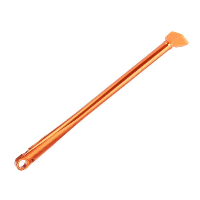 Orange Rod + Orange Foot CNC Aluminum Alloy Kickstand Side Stand With Spring Ac