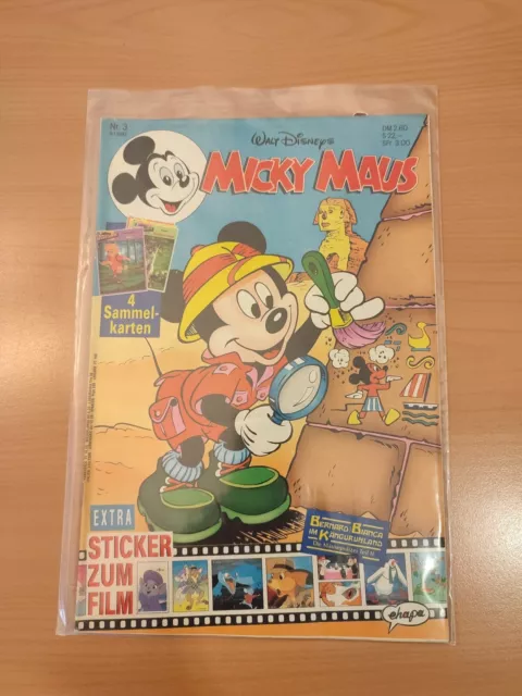 Micky Maus Comic Sammlerheft, Nr3, 1992 Ohne Gimic Top Zustand ❗