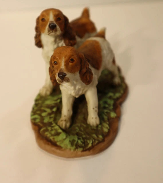 Retired 2001 Endearing Companions Home Interiors and Gifts Ceramic Dogs Spaniels