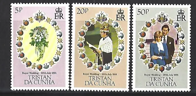 Tristan Da Cunha 1981 Royal Wedding Unmounted Mint, Mnh