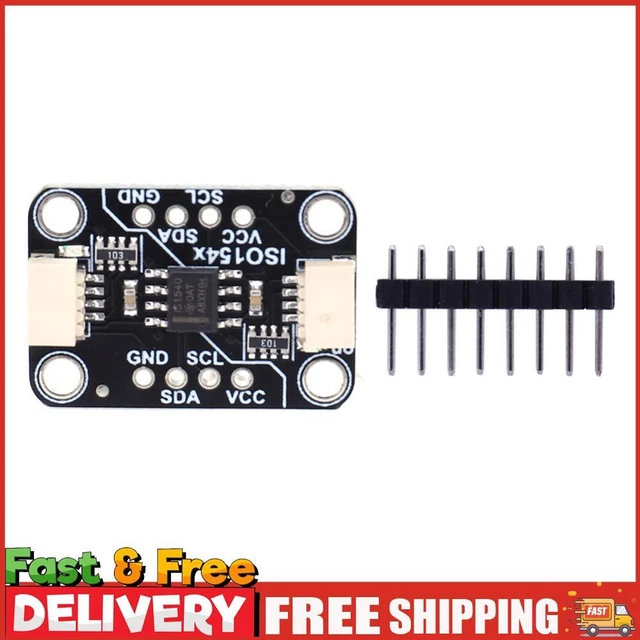 Module Isolateur I2C Bidirectionnel ISO1540 - Compatible STEMMA QT/Qwiic, 3.3V/5V, Pour Projets électroniques
