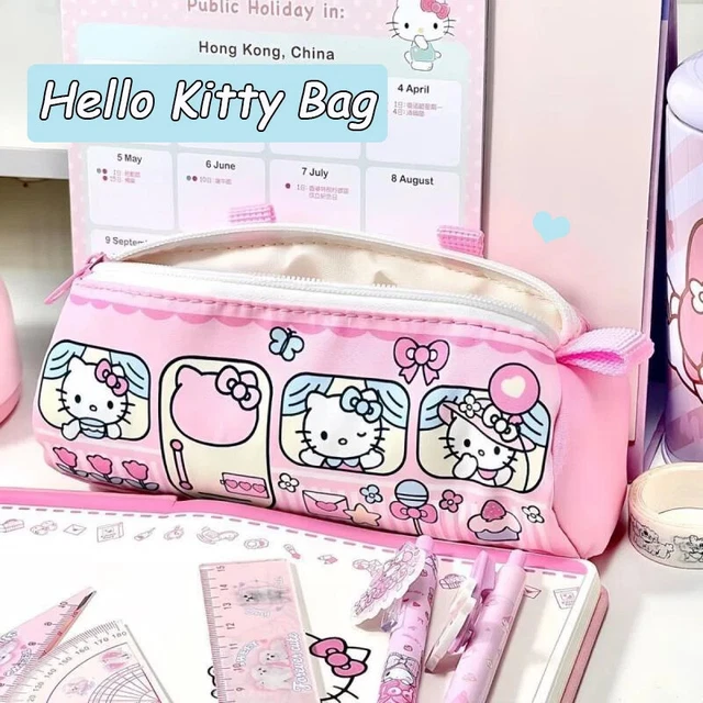HELLO KITTY PENCIL Case Pochacco Sanrio Stationery Storage Bag Cosmetic