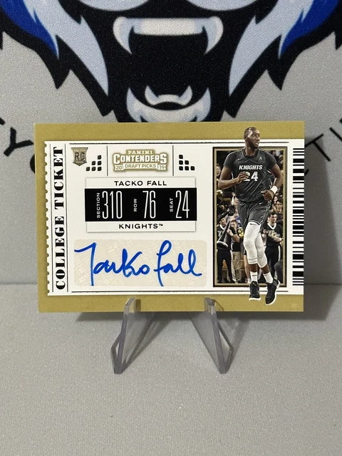 2019 Panini Contenders Draft Picks College Ticket Tacko Fall #118 Rookie Auto RC