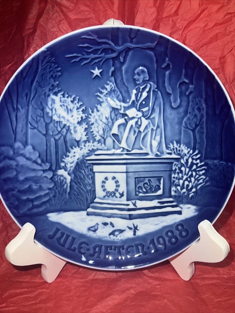 B & G Christmas Plate JULE AFTER Bing & Grondahl 1988