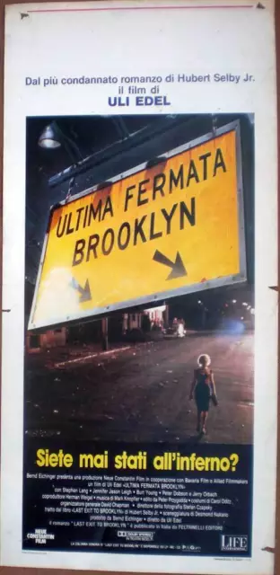 Affiche 1989 Êtes Jamais USA All'Inferno ? Brooklyn-Uli Edel-J.jason Leigh-Lang