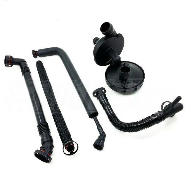 5PCS PCV CRANKCASE Vent Valve Breather Hose Kit for BMW E46 325i 330i