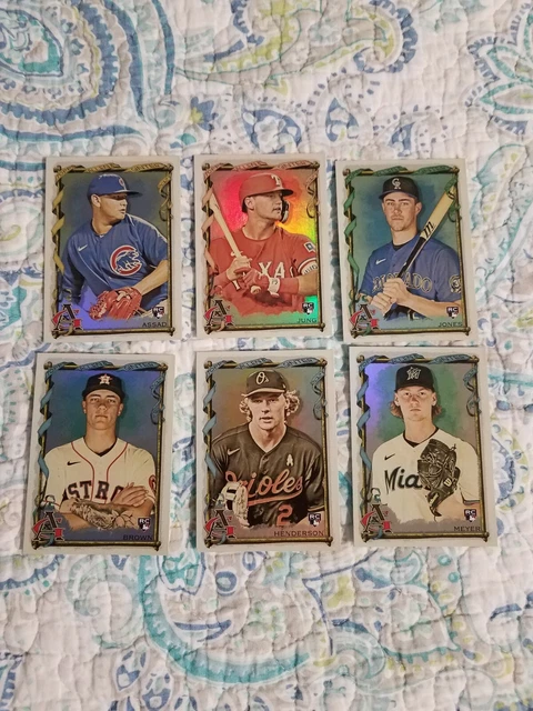 2023 Allen & Ginter RC/Rookie Lot of 6 SIngles-Jung,Assad,Jones,Brown ,Meyer +1