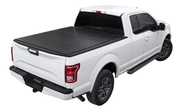 LOMAX 2017-2024 Für Ford F-250 F-350 6'8 " Box Schwarz Matt Tonneau Abdeckung