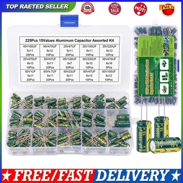 Capacitors, Electronic Components & Semiconductors