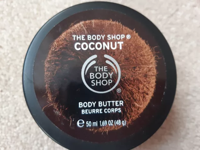 Body Shop cocunut body butter (plus soap) original packaging