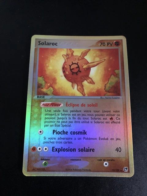 Solaroc Reverse - Pokemon 13/100 Ex Tempete De Sable Proche Du Neuf Fr