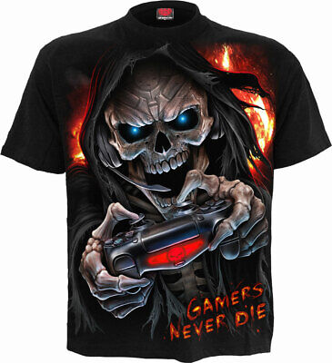Spiral Direct RESPAWN T Shirts/Skull/Gothic/Biker/Horror/Darkwear/Metal/Top