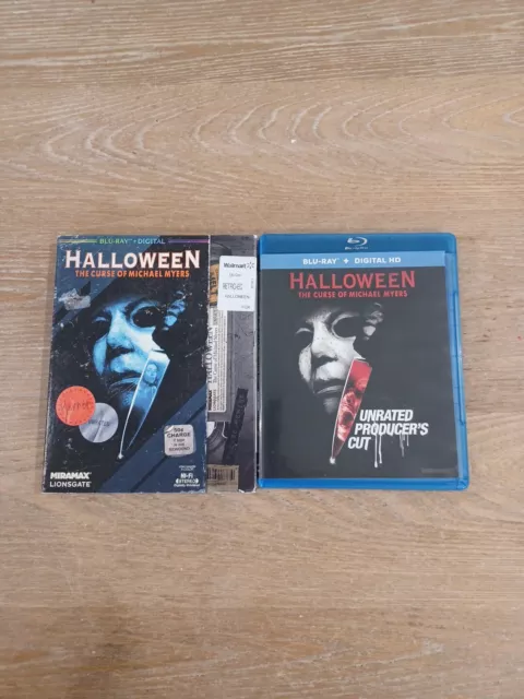Halloween: The Curse of Michael Myers Producer's Cut Blu Ray with Rare Slipcover