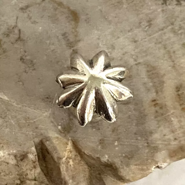 Sterling Silver 925 IBB Thai Palm Tree Floral Leaf Slide Charm For Bracelet 3