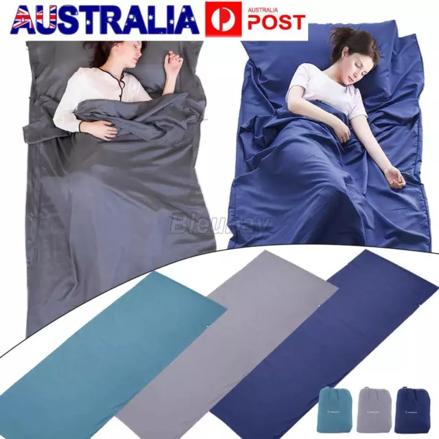 Silk Soft Sleeping Bag Liner Travel Sheet Camping Sleep Bag Prevent Dirty 220*90