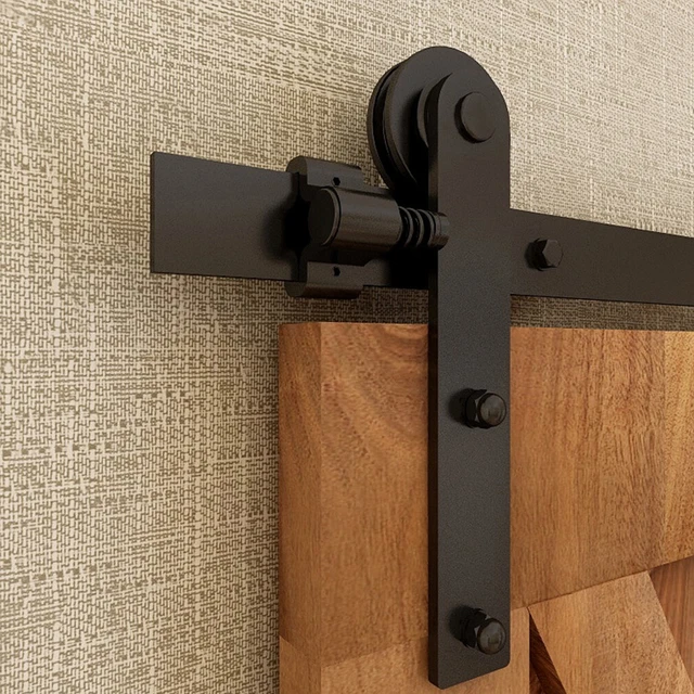 4-16FT Sliding Barn Door Hardware Closet Track Kit Single/Double/Bypass 2 Doors