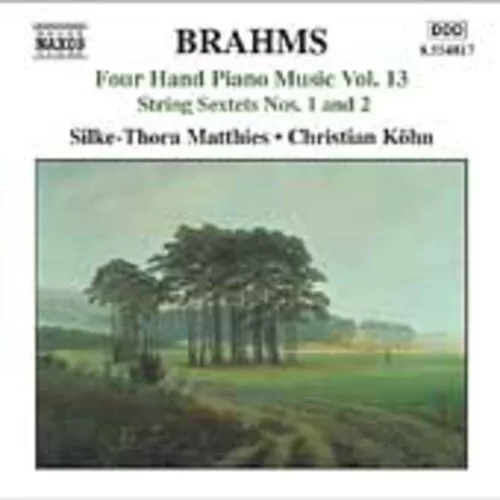 J. Brahms - Four Hand Piano Music 13 [New CD]