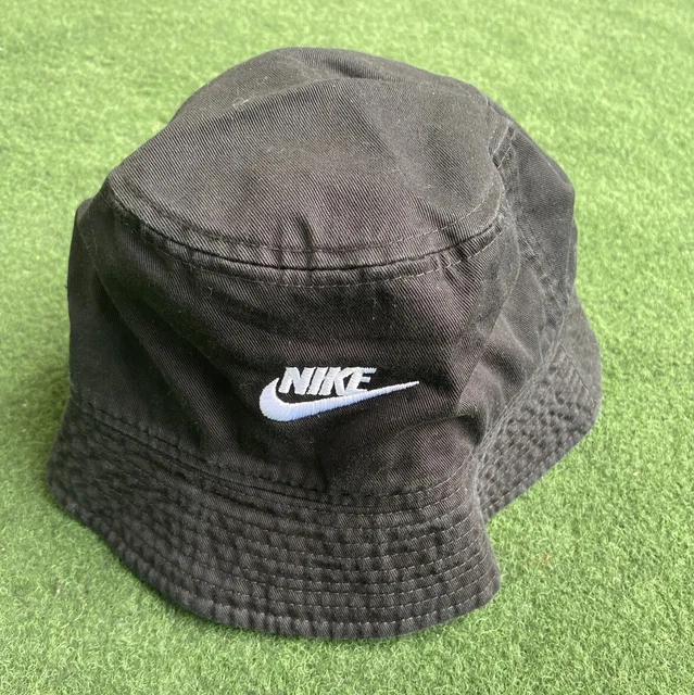 Nike NSW Bucket Futura Washed Hat Unisex Sports Casual Black DC3967-010 size S/M