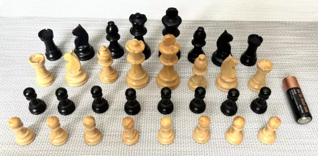 Wooden Chess Piece Set Complete