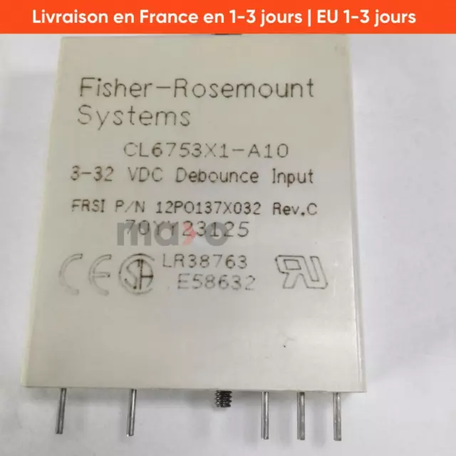 Fisher-Rosemount Emerson 12P0137X032 3-32VDC Debounce Input CL6753X1-A10 New NMP